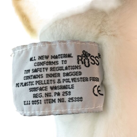 Russ Yomiko Classics British Short Hair Kitty Cat Plush 12" Orange White Stuffed - Picture 8 of 9